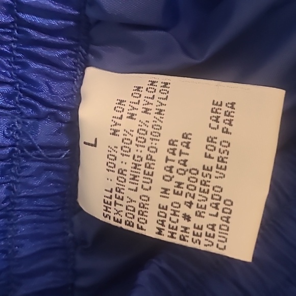 Vintage Nylon Windsuit Windbreaker sz L Track Suit Jacket Pants Sport 80s/90s - Picture 7 of 7